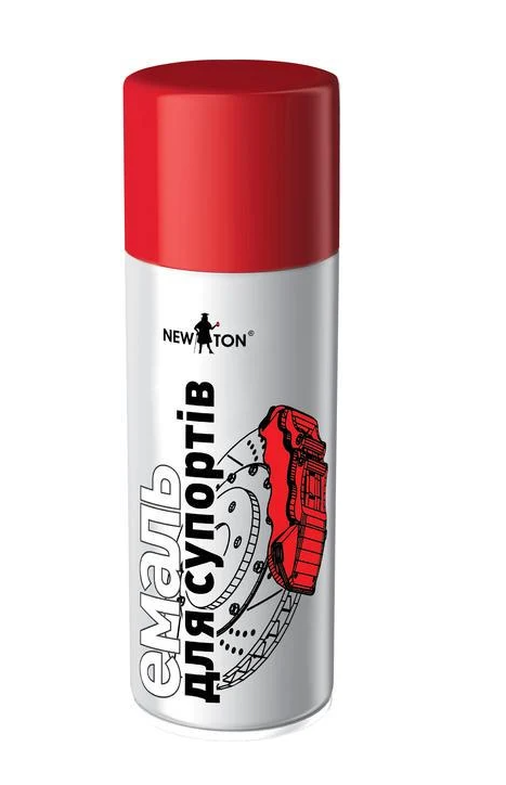Краска аэрозольная для суппортов и тормозных дисков New Ton 400 мл Серебристый (21725)