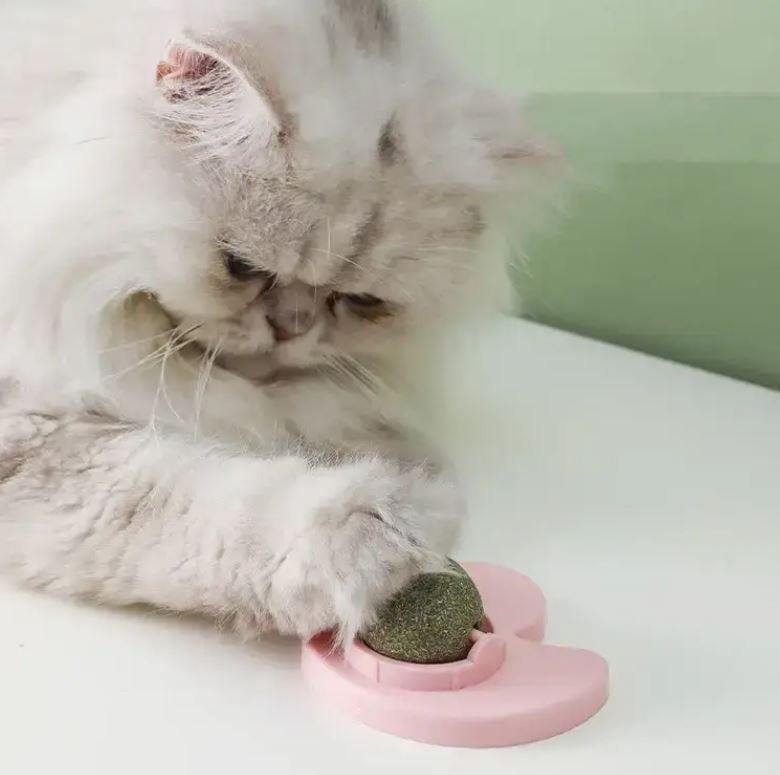 Іграшка кулька для котів Качечка обертаюча котяча м'ята Рожевий (3ef5df38) - фото 2 Іграшка кулька для котів Качечка обертаюча котяча м'ята Рожевий (3ef5df38) - фото 2