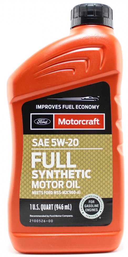 Мастило моторне Ford Motorcraft Full Synthetic 5W-20 0,946 л