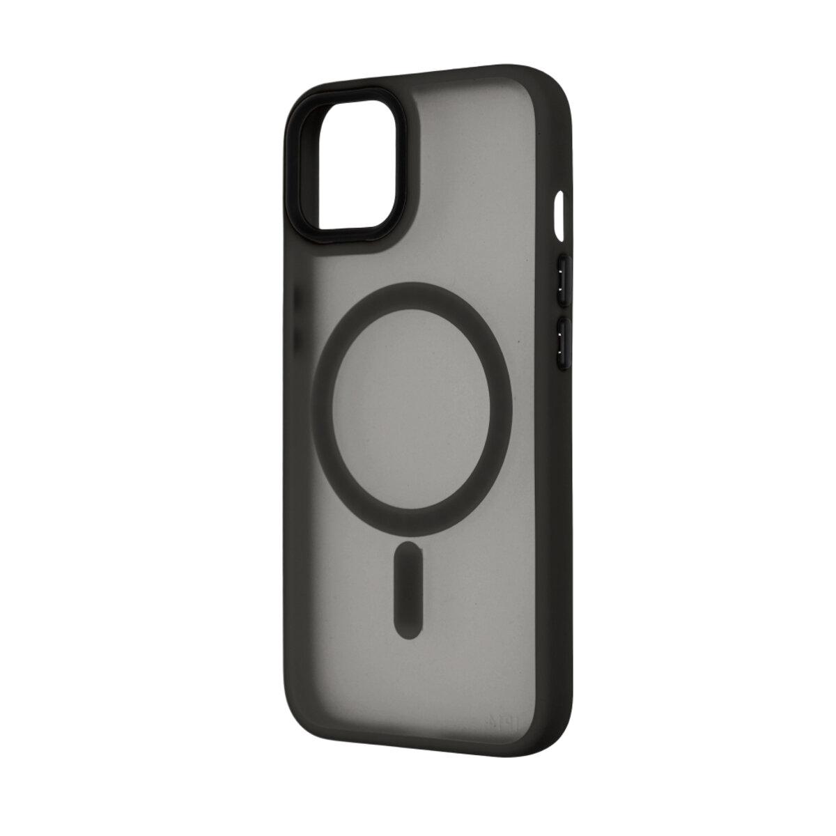 Противоударный чехол для Apple iPhone 15 Cosmic Magnetic Color HQ / Black
