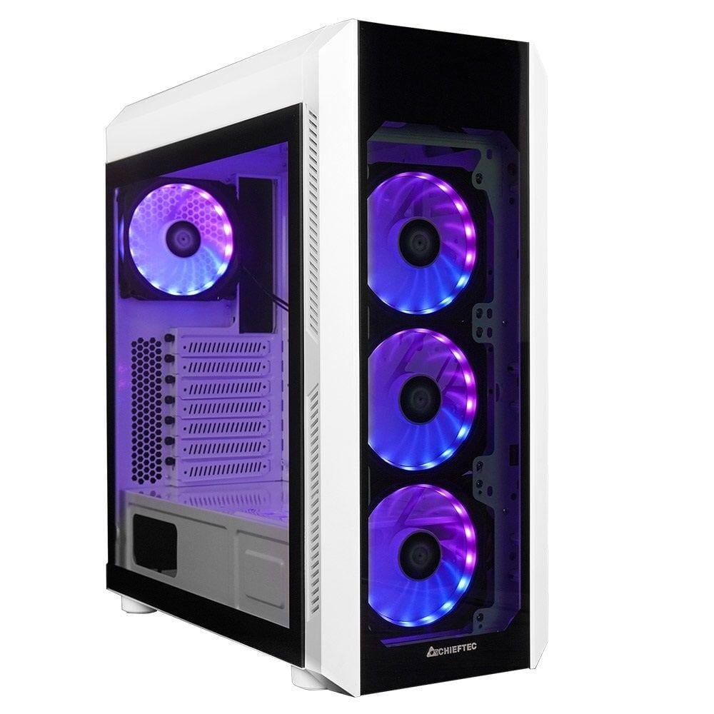 Корпус для компьютера Chieftec SCORPION III Midi-Tower ATX PSU White (GL-03W-OP)