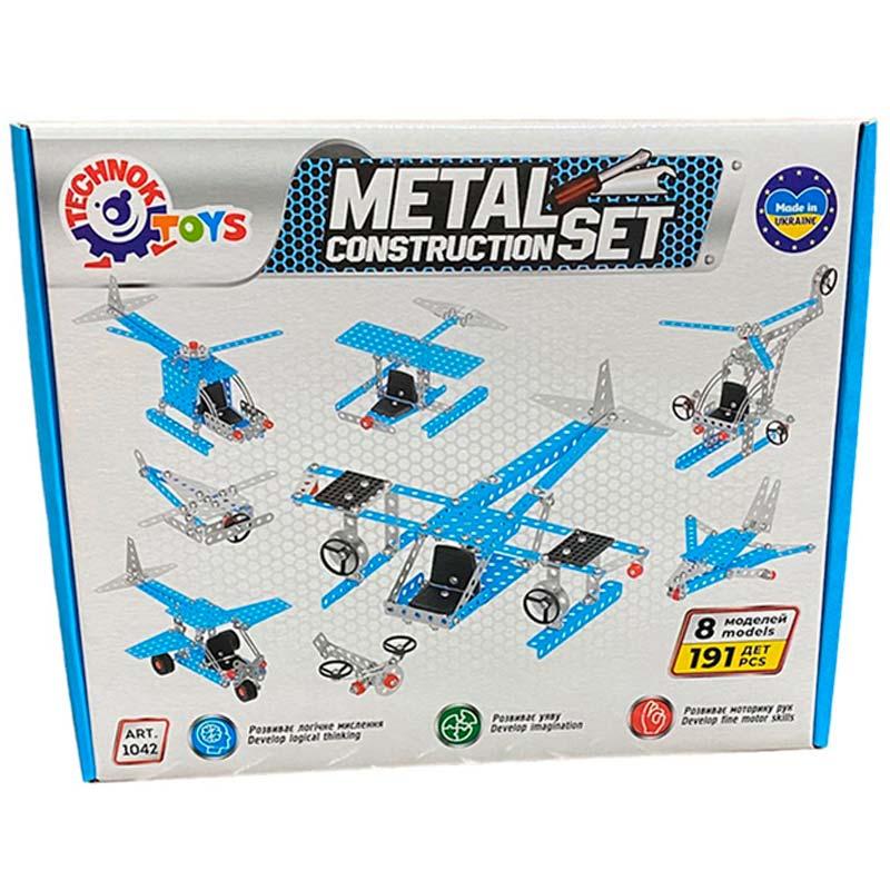 Конструктор металлический Воздушный транспорт Технок 1042 (31956051)