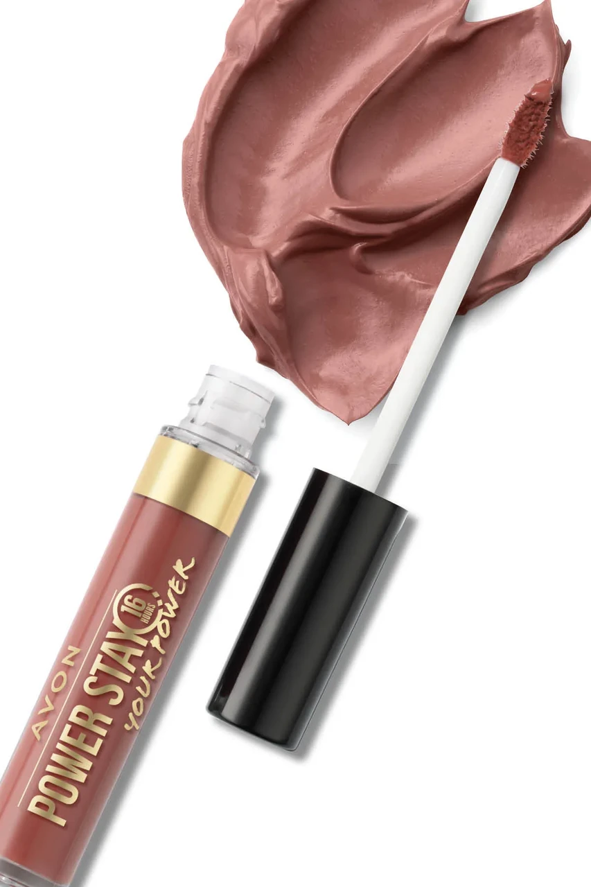 Помада губная жидкая Avon СуперСтойкость Цветущий серо-коричневый (2616341379) - фото 2 Помада губная жидкая Avon СуперСтойкость Цветущий серо-коричневый (2616341379) - фото 2