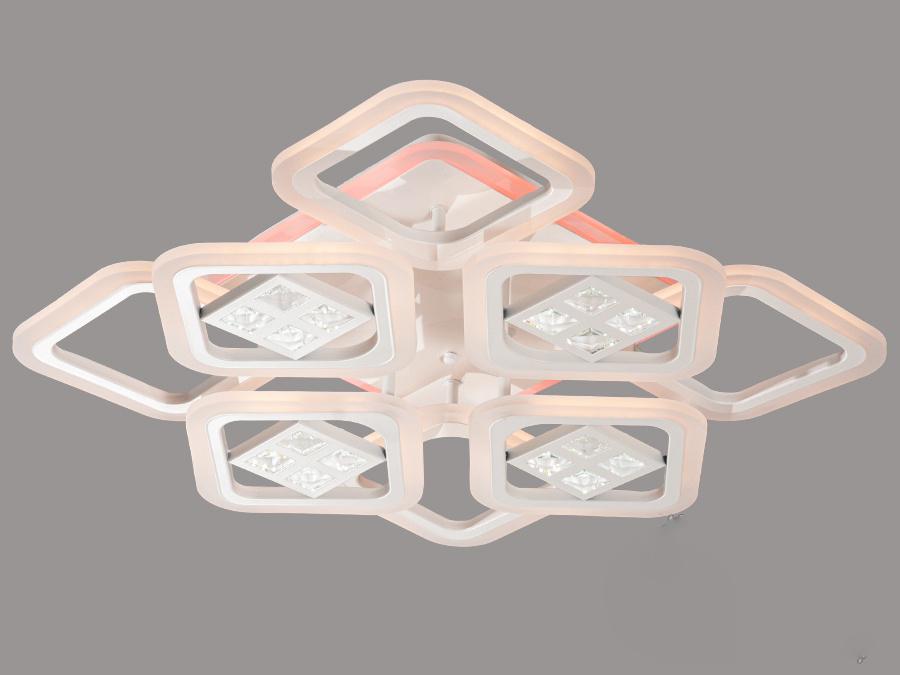 Люстра потолочная Octav с диммером 190 Вт (AS8190/4+4 ВтH LED)