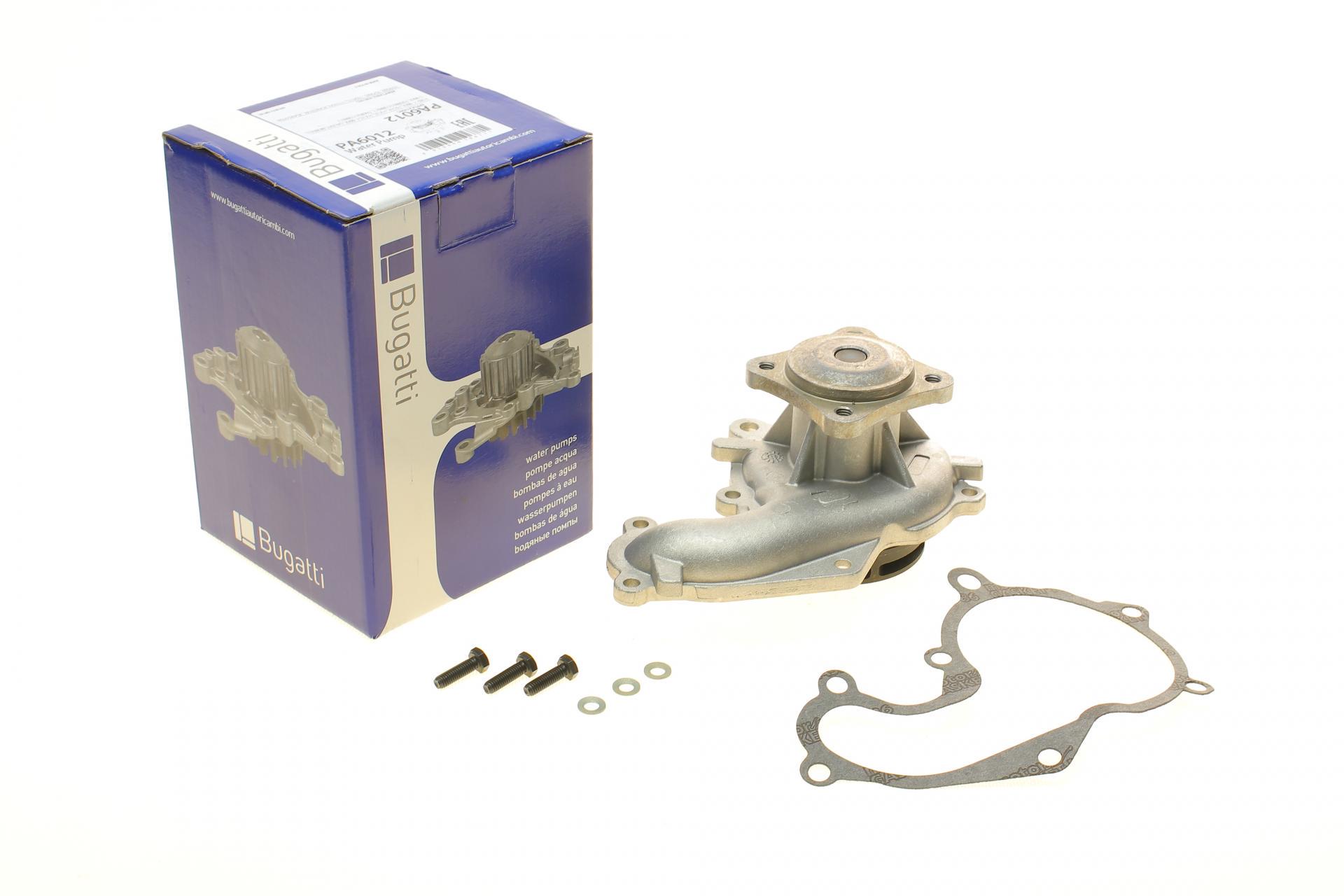 Помпа воды Bugatti Ford C-Max I/Focus I/II/Mondeo/Transit/Tourneo Connect 1.8DI/TDCi/TDDi 99-R/B 6 лоп. PA6012