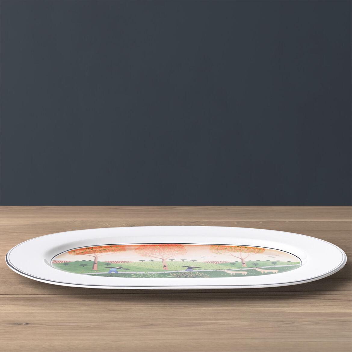 Блюдо сервировочное Villeroy & Boch Design Naif 34,2х13,5 см (1023372910) - фото 2