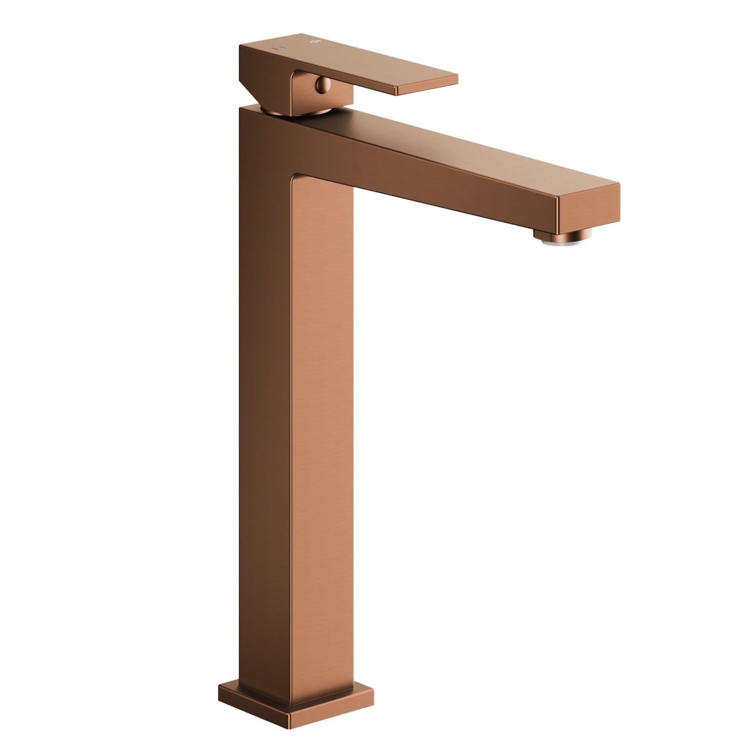 Смеситель для умывальника KFA Armatura Logon однорычажный Золото розовое (5132-612-34)