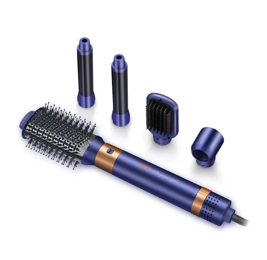 Фен-щетка для волос VGR V-487 5в1 800 Вт Синий (2859858345)