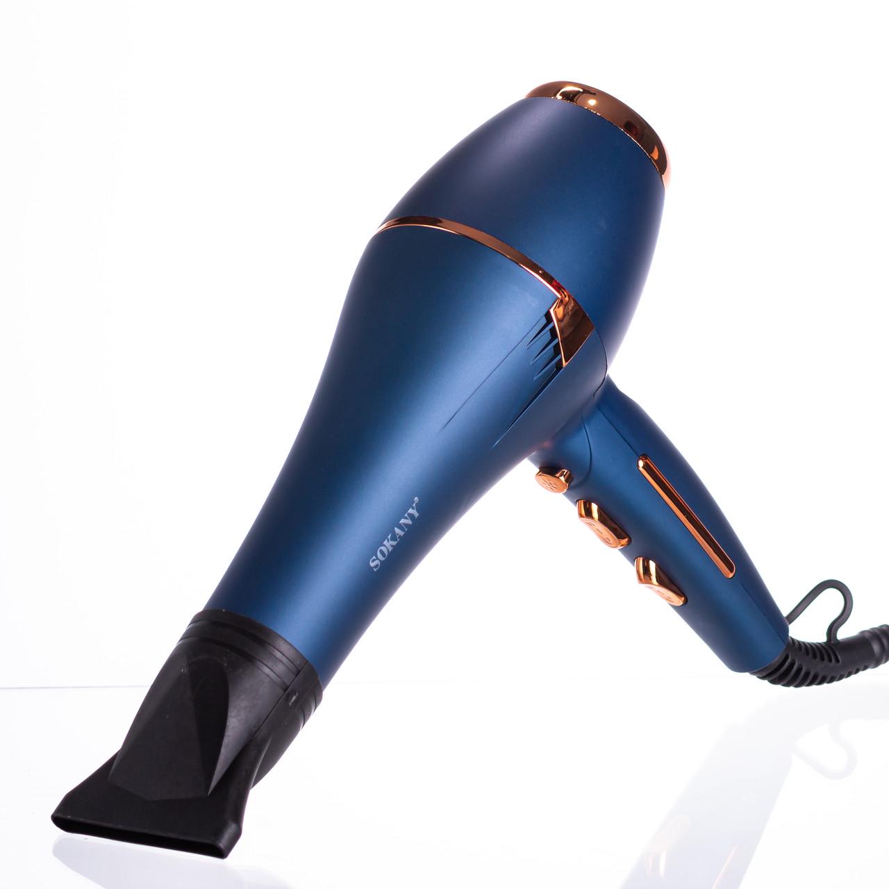 Фен для волосся Sokany SK-14001 з насадками концентратор та дифузор 2400 Вт (7408) - фото 4 Фен для волосся Sokany SK-14001 з насадками концентратор та дифузор 2400 Вт (7408) - фото 4