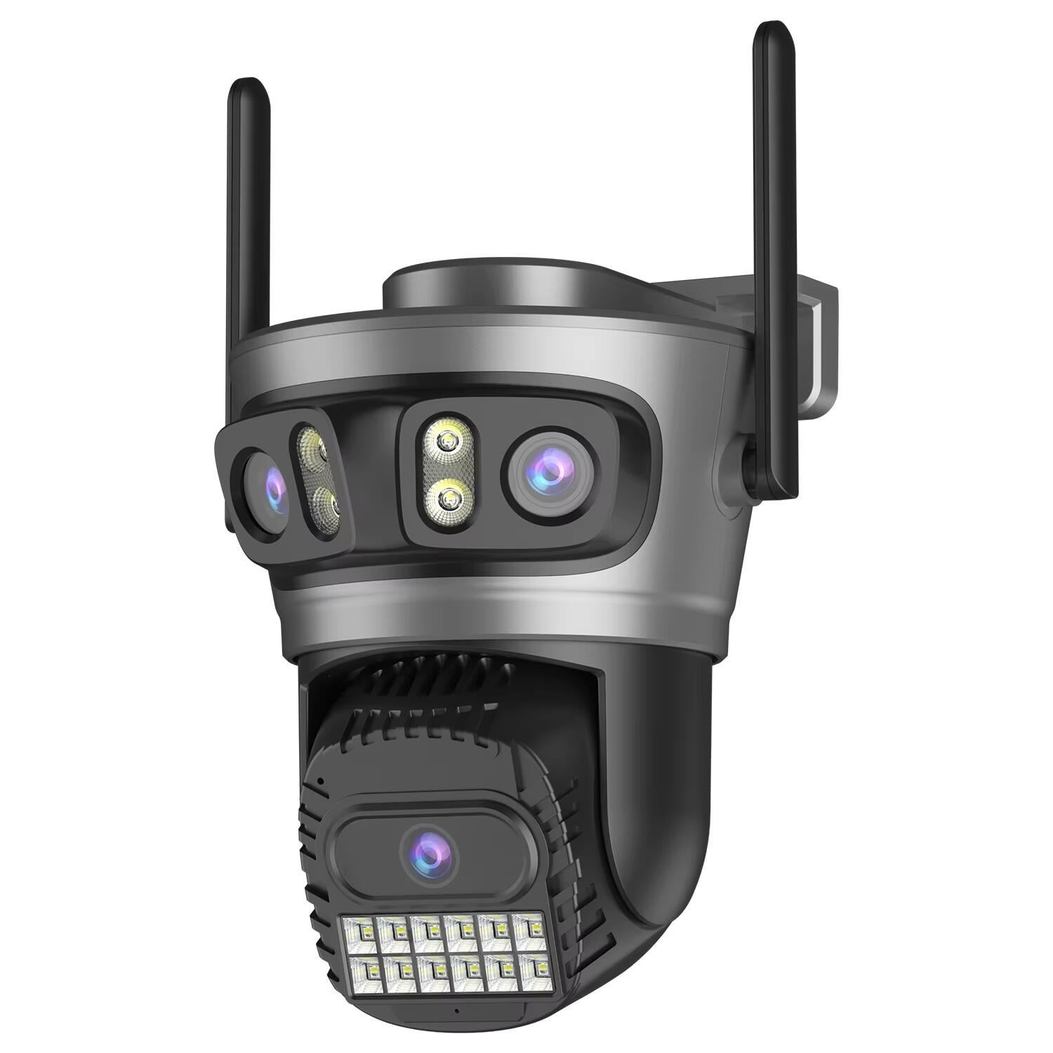 Камера видеонаблюдения внешняя BESDER 15MP Wi-Fi система O-Kam Pro с автоматической слежкой 5-кратный цифровой зум Black (28822047)