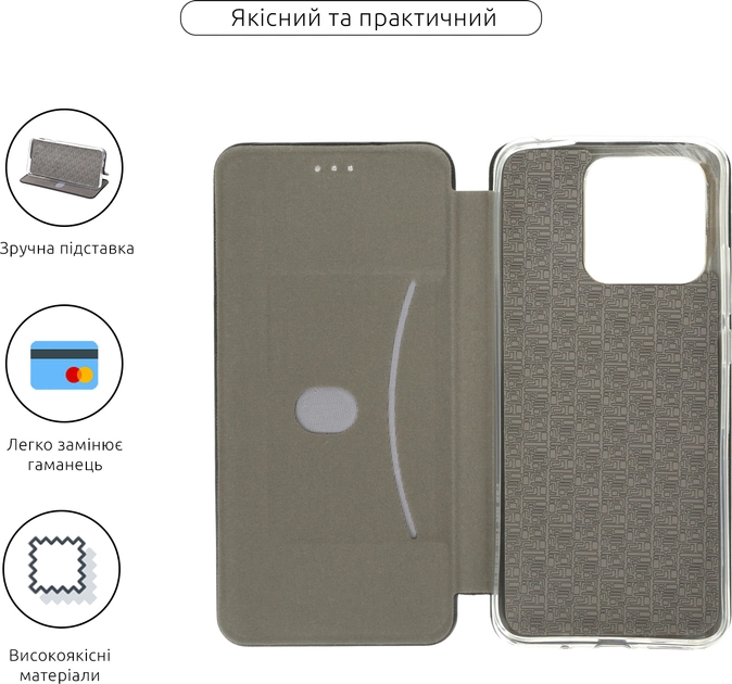 Чехол-книга G-Case для Xiaomi Redmi 10C Black - фото 3 Чехол-книга G-Case для Xiaomi Redmi 10C Black - фото 3