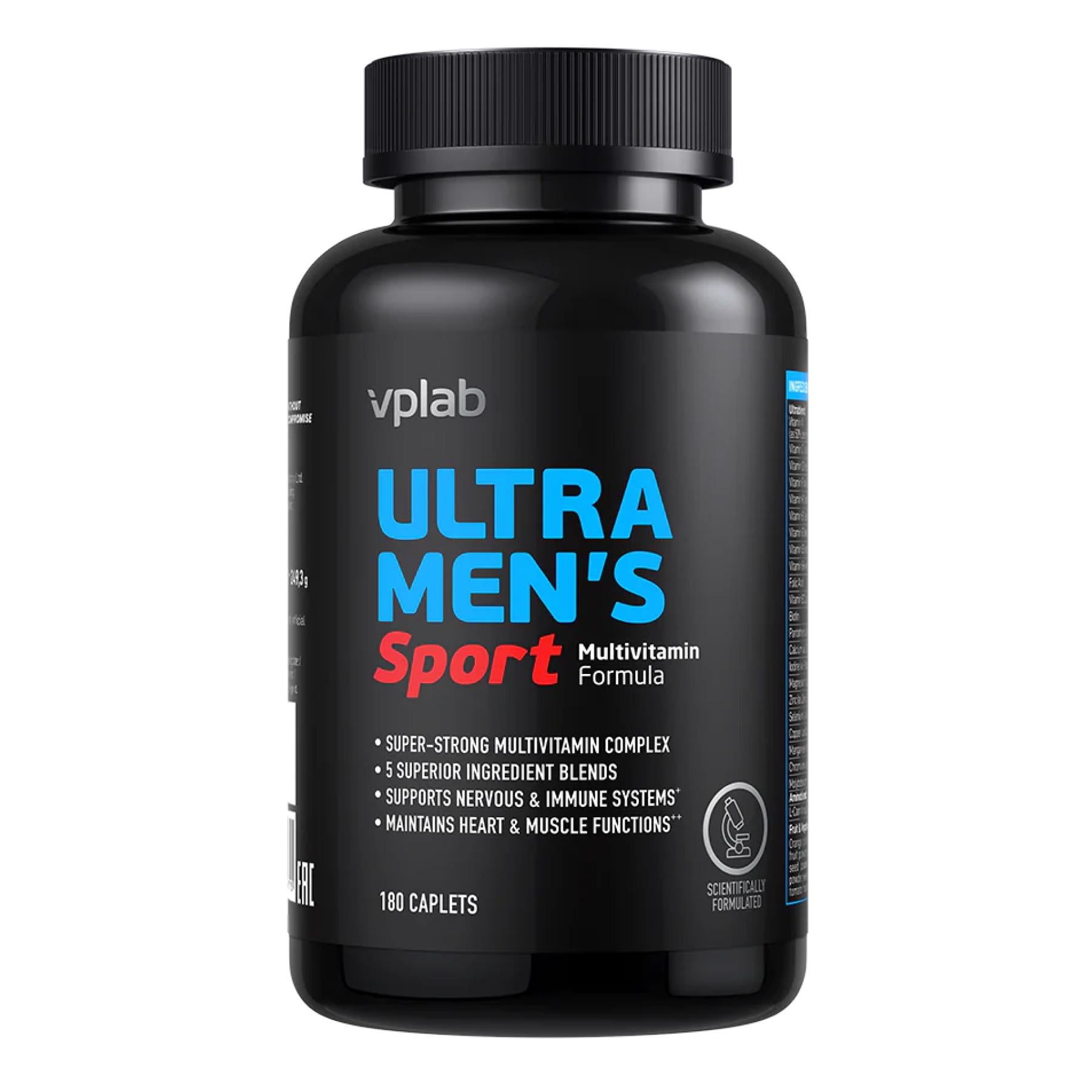 Витамины Ultra Men's Sport Multivitamin-180 кап.