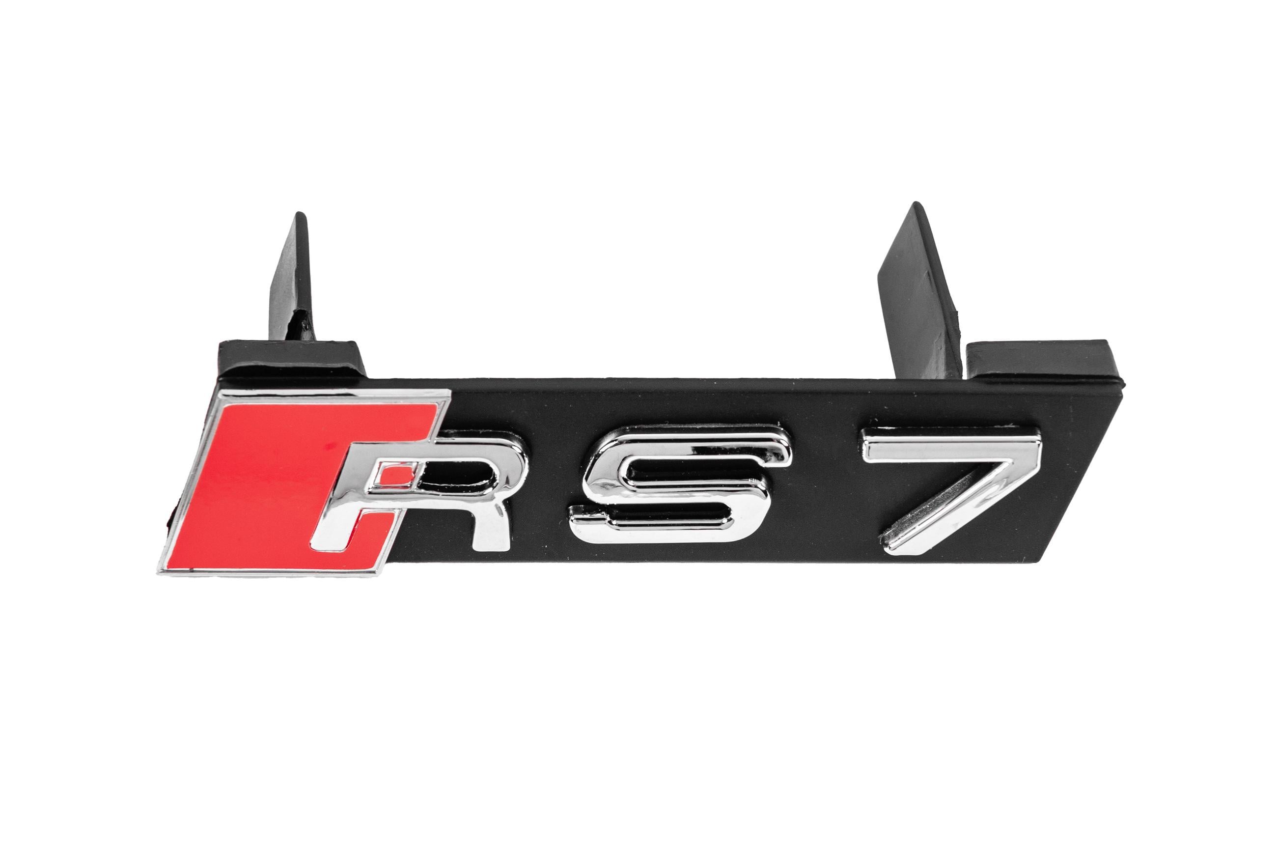 Эмблема в решетку RS7 GT Tuning для Audi abs-пластик Хром (188903)