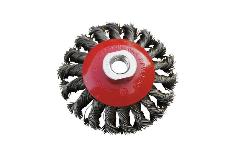 Щітка конусна Mastertool з плетеного дроту 100 м (19-8010)