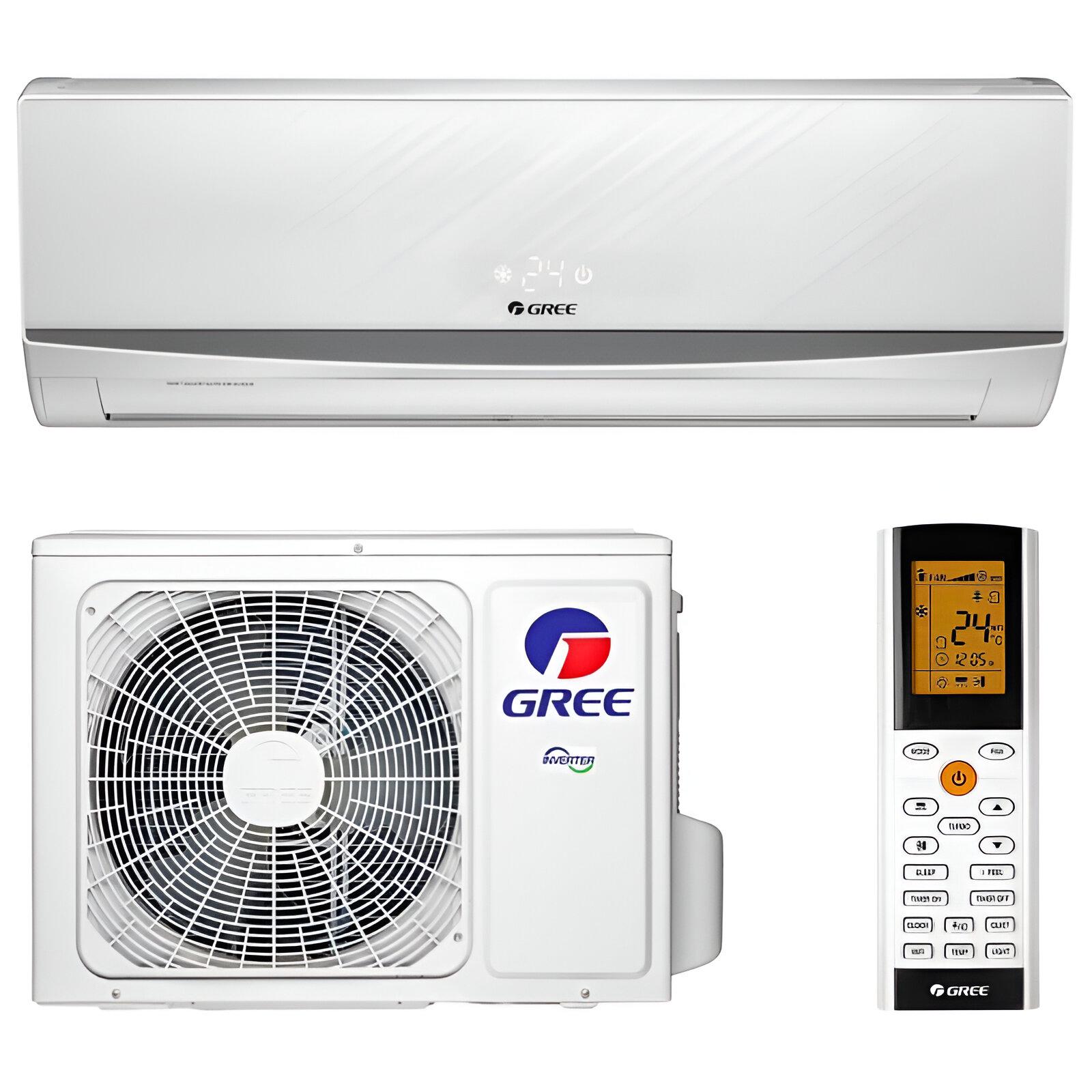 Кондиционер инверторный Gree Lomo Inverter GWH24QE-K6DND2E White (FR-greelomo24white)