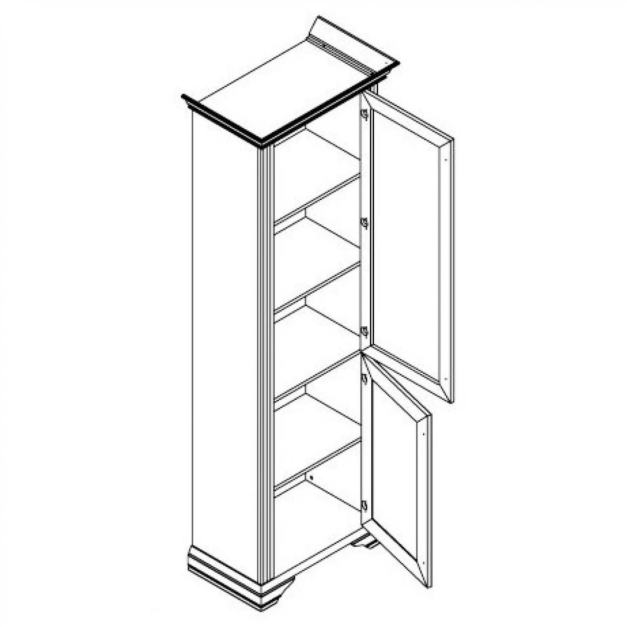 Пенал закритий Гербор Вайт 2D Ясен сніжний/Сосна срібна (GRB-1241) - фото 4 Пенал закритий Гербор Вайт 2D Ясен сніжний/Сосна срібна (GRB-1241) - фото 4