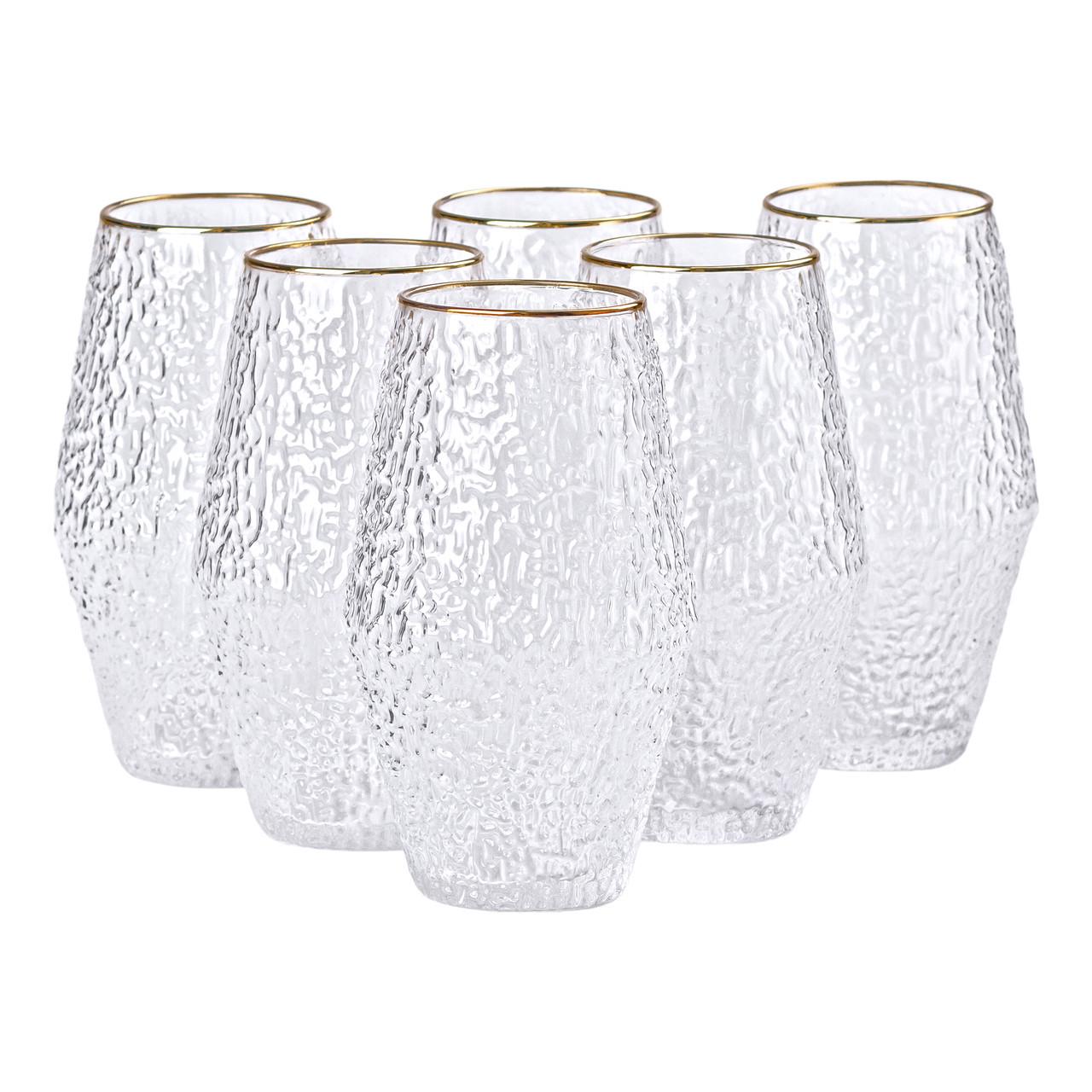 Набір склянок для лимонаду/води/соку та коктейлів 6 шт. 600 мл (HP-16-2)