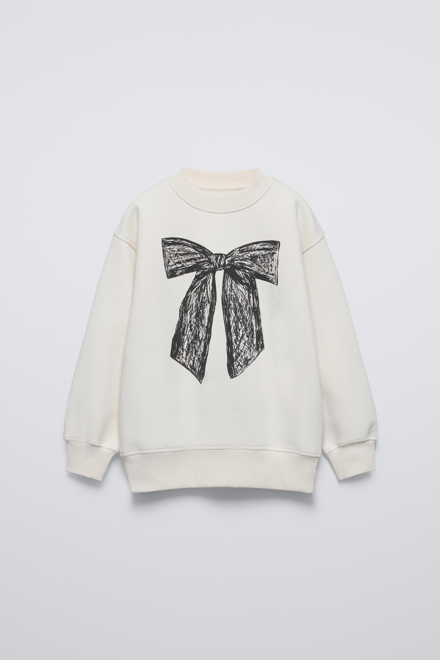 Світшот для дівчинки Zara 158 см Бежевий (4805600712)