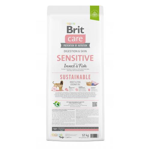 Корм сухий Brit Care Dog Sustainable Sensitive для собак із чутливим травленням з рибою та комахами 12 кг - фото 5 Корм сухий Brit Care Dog Sustainable Sensitive для собак із чутливим травленням з рибою та комахами 12 кг - фото 5