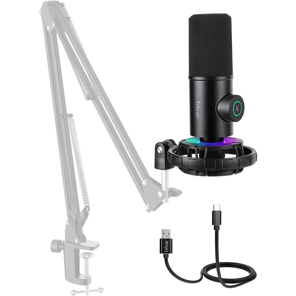 Мікрофон студійний динамічний FIFINE K658 USB (2063273351) - фото 2 Мікрофон студійний динамічний FIFINE K658 USB (2063273351) - фото 2
