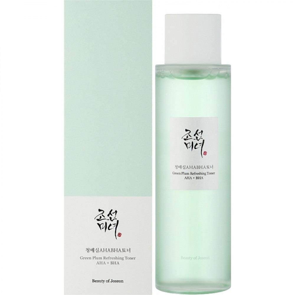 Тонер для обличчя відлущуючий з кислотами Beauty Of Joseon Green Plum Refreshing Toner AHA+BHA 150 мл - фото 2