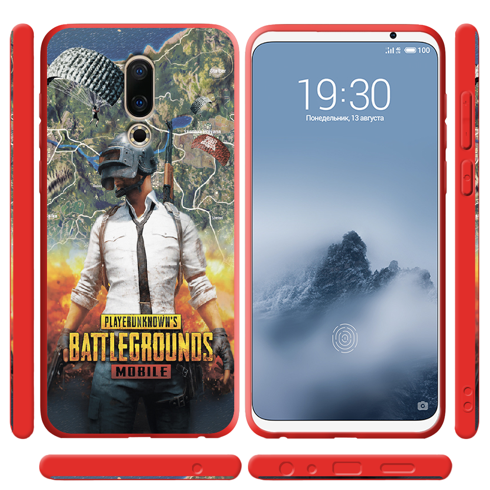 Чохол BoxFace Meizu 16 TH PUBG Mobile Червоний силікон(35817-up2309-36102) - фото 2