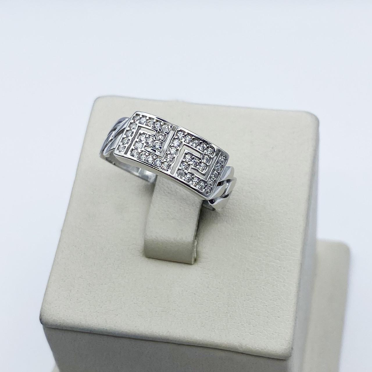 Кольцо серебряное Цепь с кубическим цирконием р. 18,5 2,61 г (2035855538) Кольцо серебряное Цепь с кубическим цирконием р. 18,5 2,61 г (2035855538)