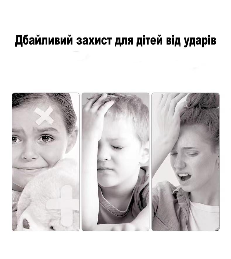 Накладка силиконовая на углы мебели для детской безопасности 10 шт. (29295) - фото 2