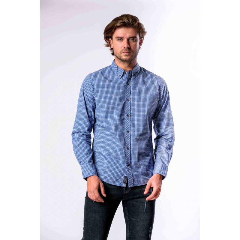 Сорочки чоловічі Lee Cooper 10295687 M Блакитний