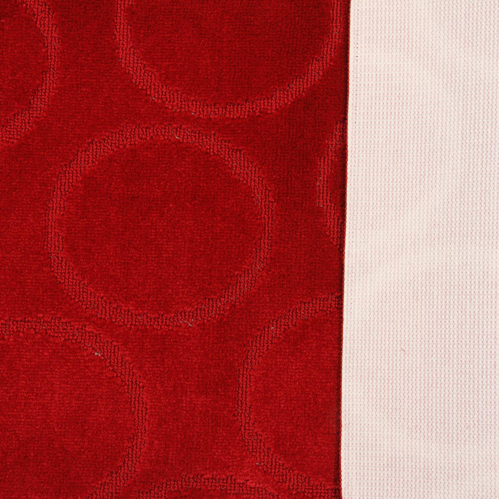 Набор ковриков в ванную Rubin Mono 5006 7005 Burgundy 60x100 + 60x50 см красный - фото 5 Набор ковриков в ванную Rubin Mono 5006 7005 Burgundy 60x100 + 60x50 см красный - фото 5