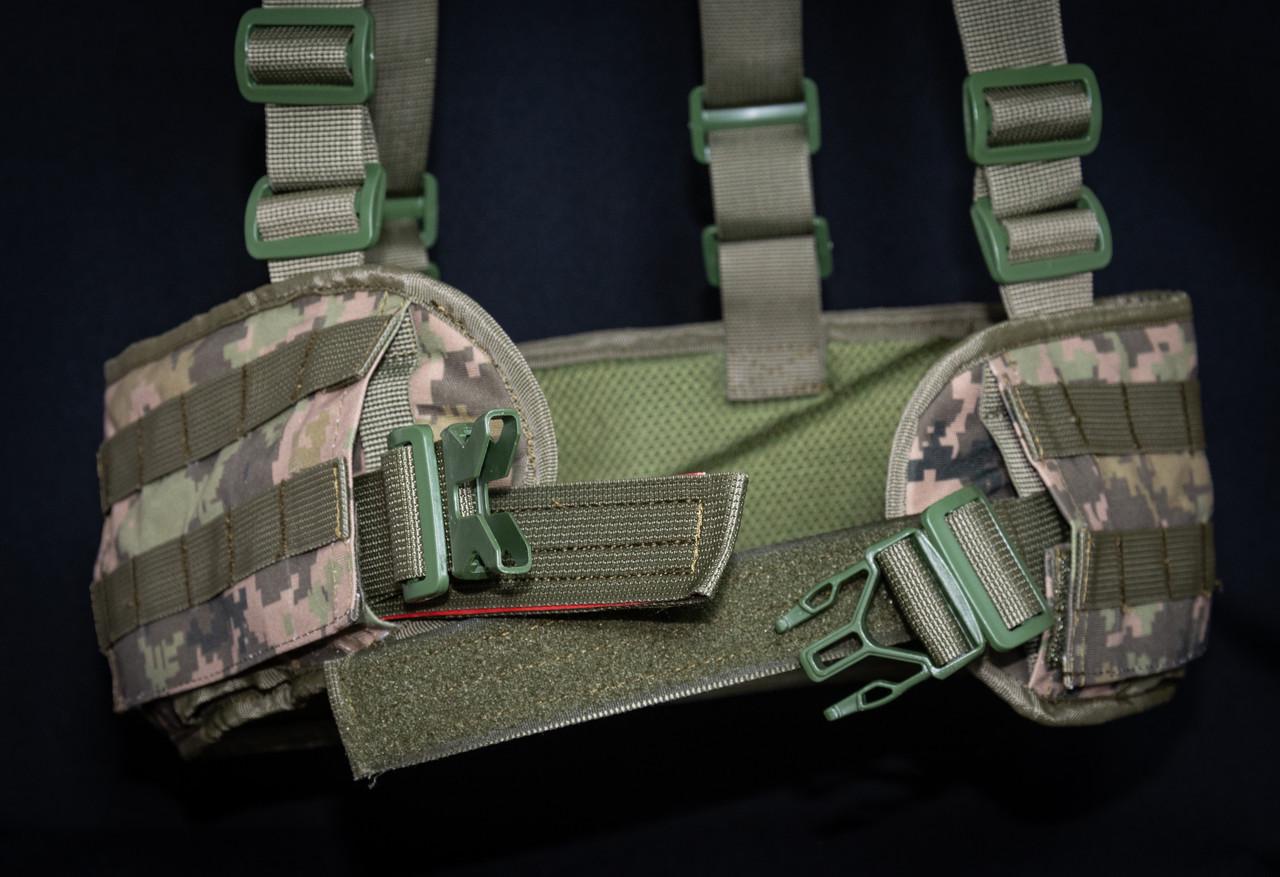 Ременно-плечова система КІРАСА РПС-1 105 кордура Піксель - фото 3 Ременно-плечова система КІРАСА РПС-1 105 кордура Піксель - фото 3