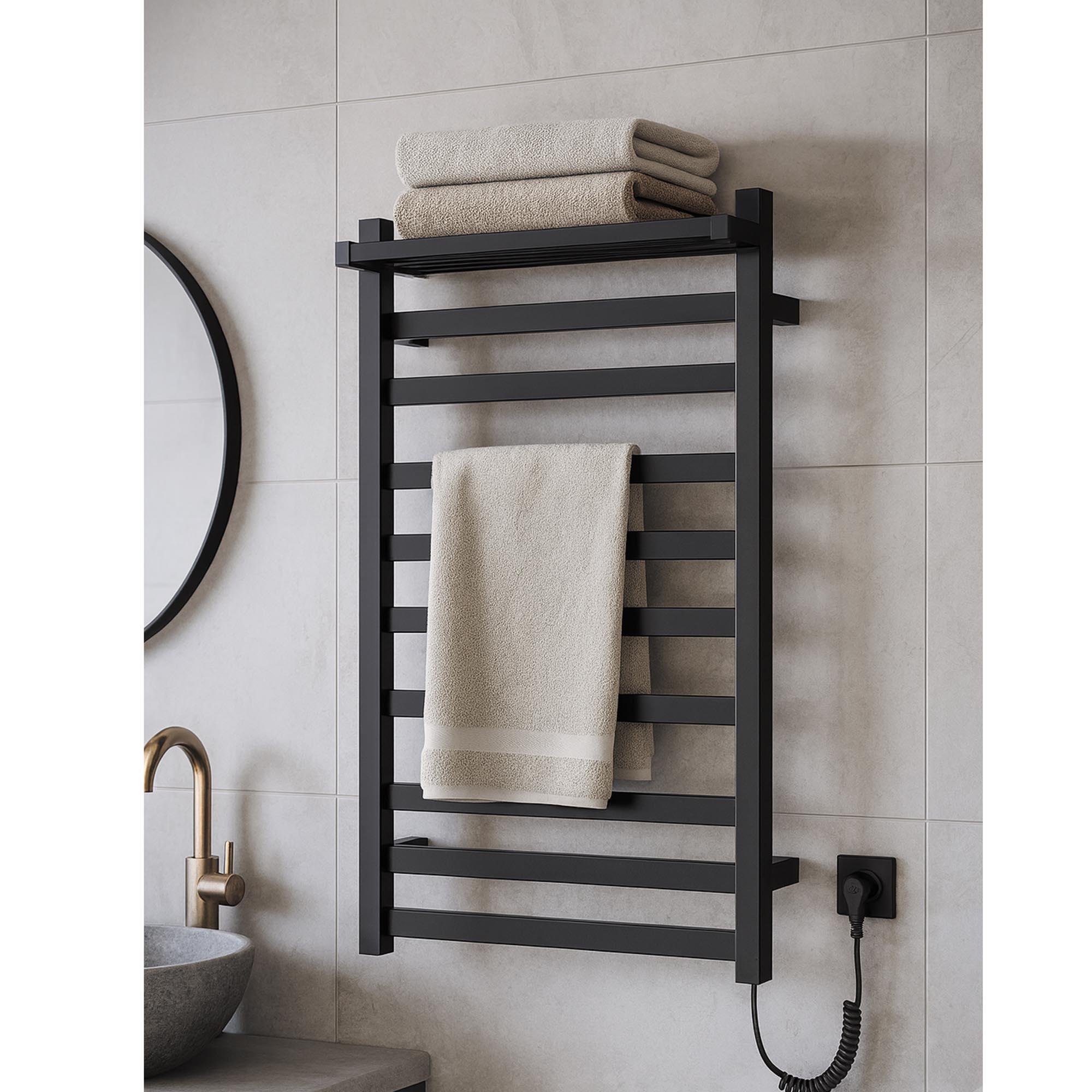 Полочка для полотенцесушителя Carino RICARDO Черный мат (28766331) - фото 4 Полочка для полотенцесушителя Carino RICARDO Черный мат (28766331) - фото 4