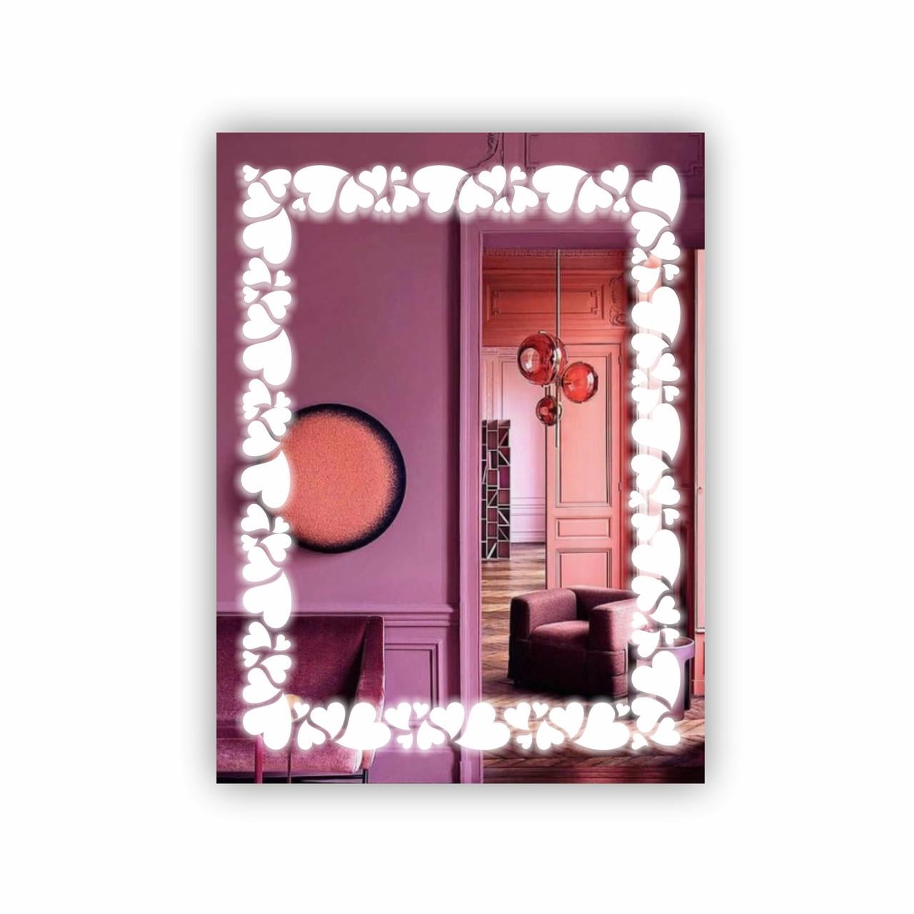 Зеркало для ванной комнаты с LED подсветкой SR-092 600х800 мм