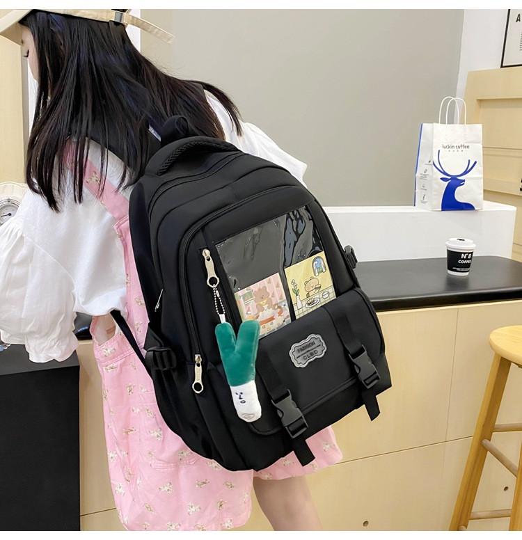 Шкільний рюкзак для дівчинки 3в1 Чорний (CL2426-4) - фото 3 Шкільний рюкзак для дівчинки 3в1 Чорний (CL2426-4) - фото 3