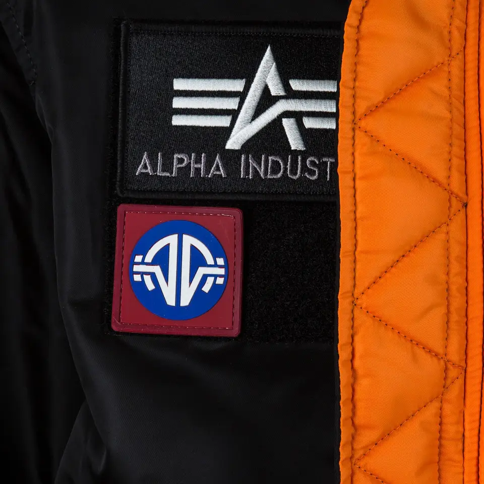 Бомбер Alpha Industries MA-1 Flex Flight Jacket L Black (MJM46600C1BLL) - фото 2