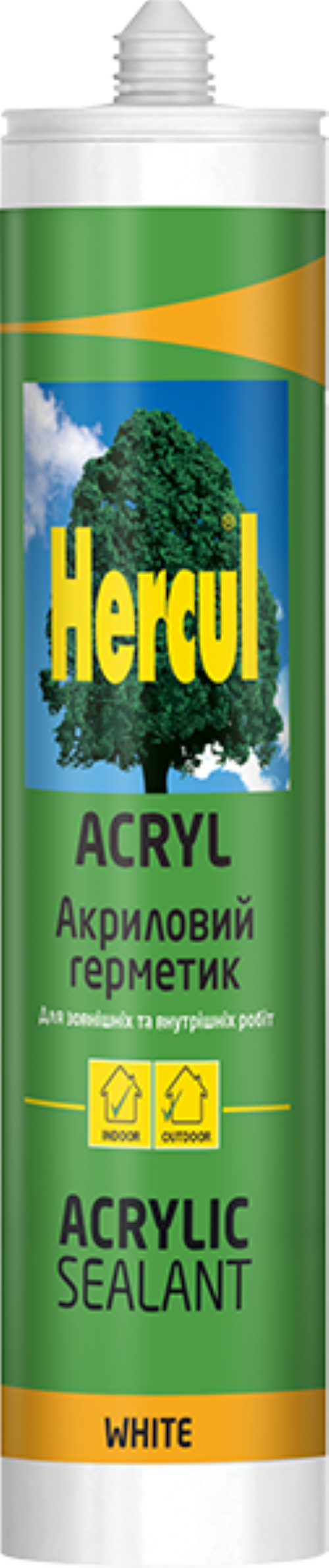 Герметик HERCUL ACRIL 280 мл Белый (HA002)