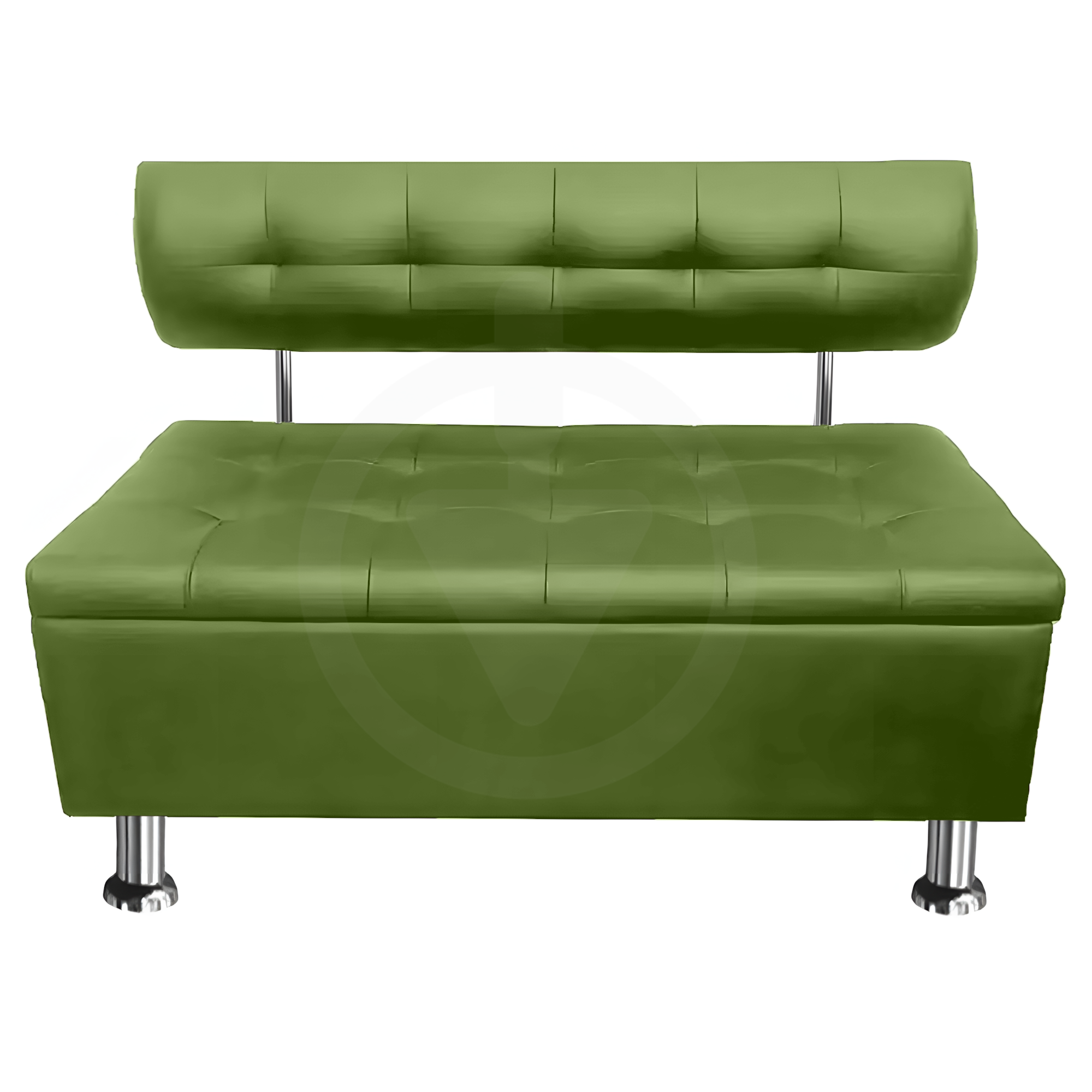 Диван офісний з нішою AVVS для очікування/прийомної 150 см з ніжками 14 см Світло-оливковий (25808389) - фото 1