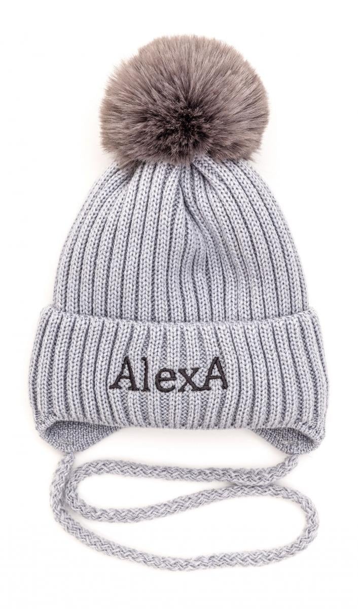 Шапка дитяча зимова Alex Джейн 38-42 см Сірий