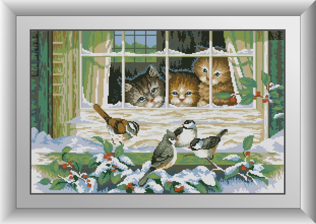Алмазная мозаика Dream Art Любопытство 40х62 см (DA.30237)