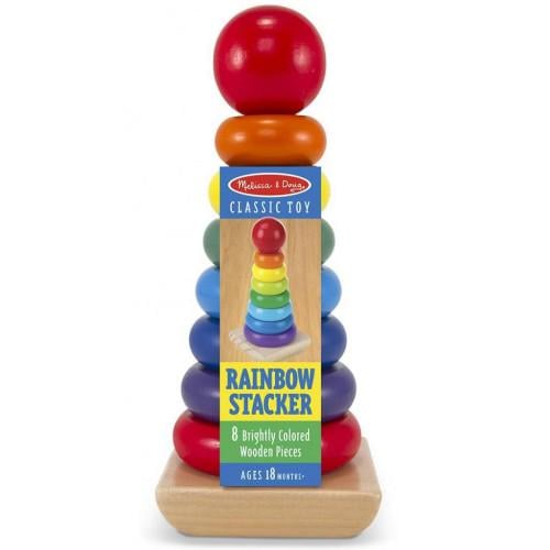Развивающая игрушка Melissa&Doug Радужная пирамидка (MD10576)