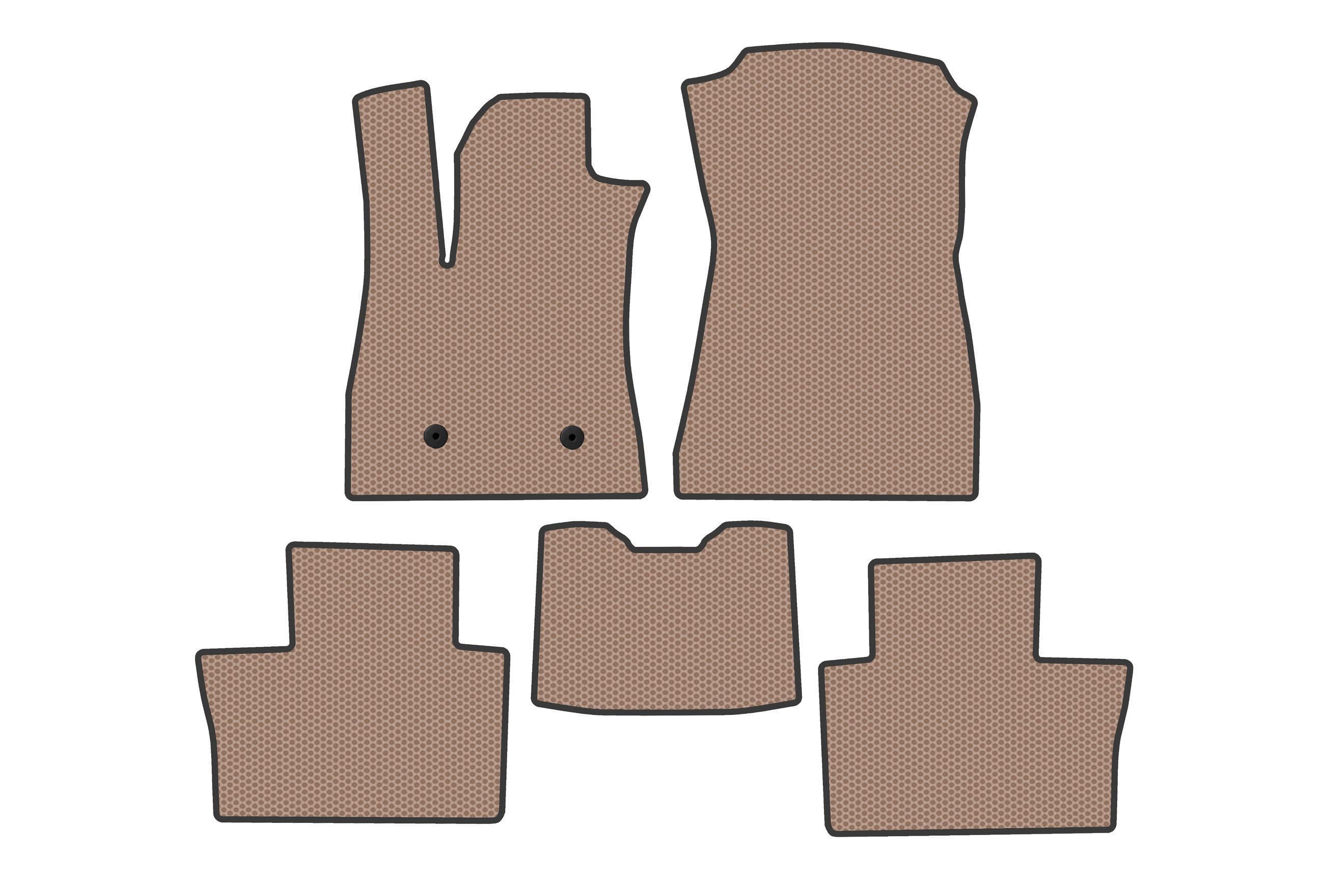 Коврики резиновые Digital Designs Carsuit для Renault Austral 2022- г. электро Бежевый (185545)