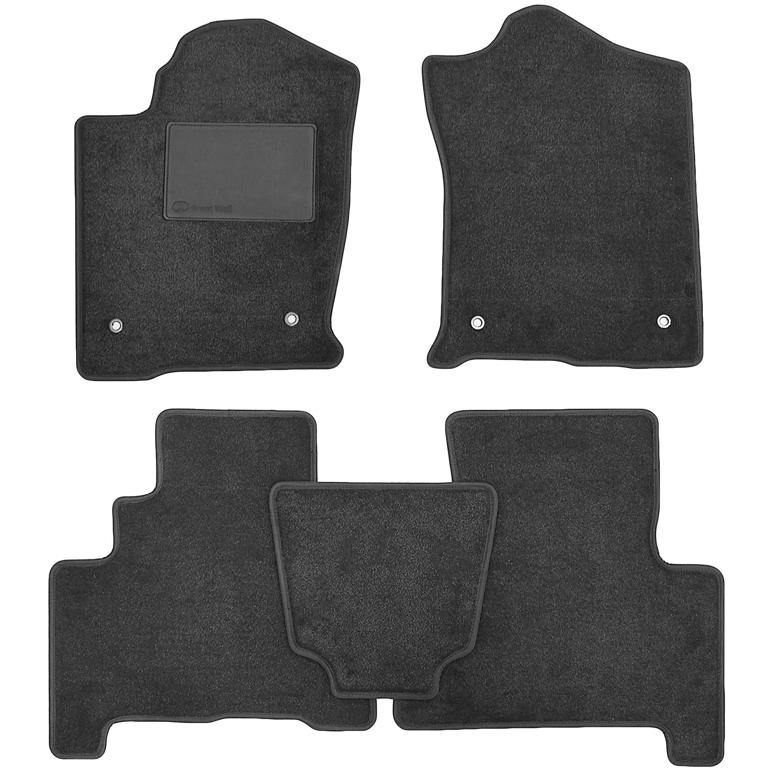 Коврики в салон Optimal для Great Wall Haval H9 '15- текстильные Черный