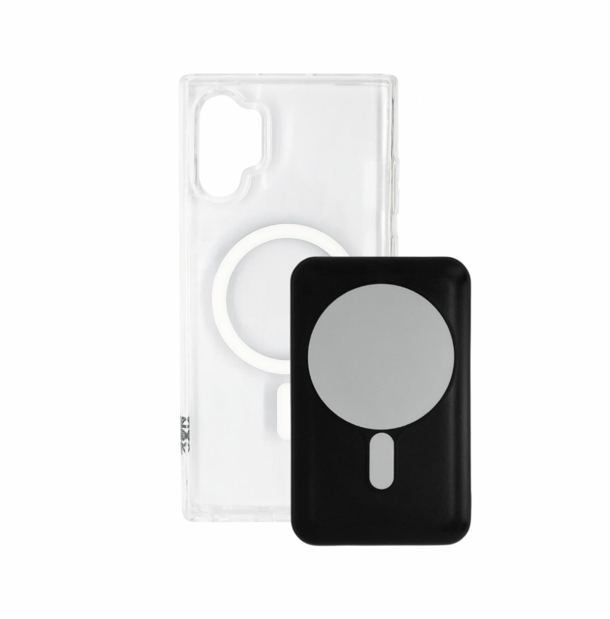 Чехол с беспроводной батареей XON Samsung Note 10 Plus BatteryCase 10000 mah Прозрачно-черный (175203135)