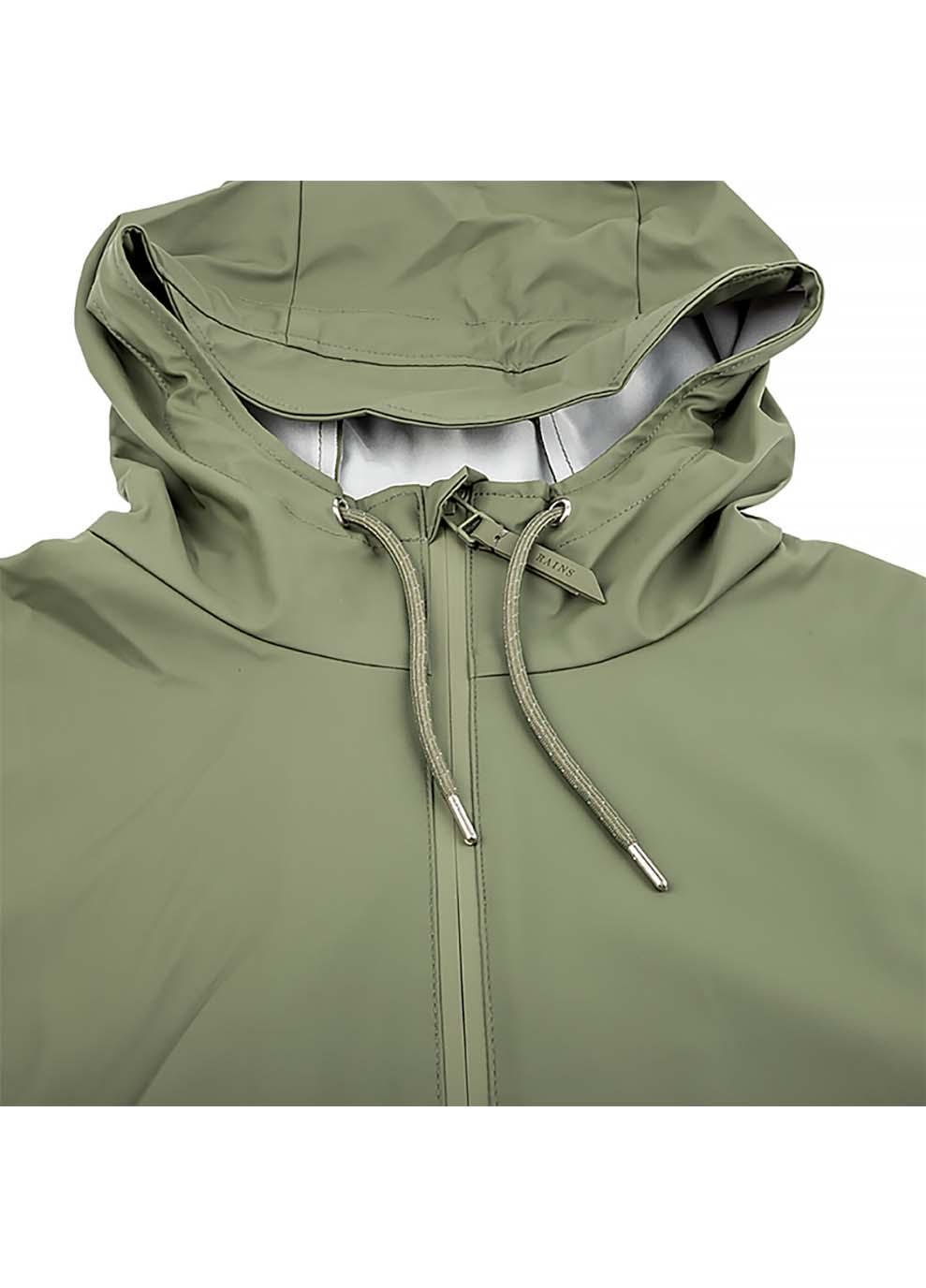 Куртка мужская Rains Jackets XS-S Зеленый (7d1837-Olive XS-S) - фото 3