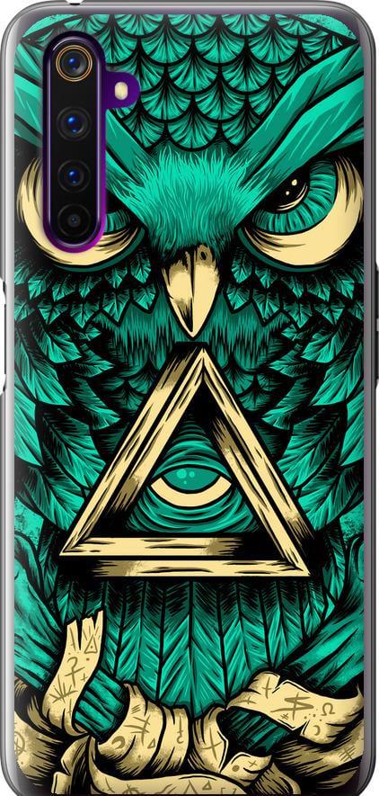 Чохол на Realme 6 Pro Сова Арт-тату (3971t-1893-42517)
