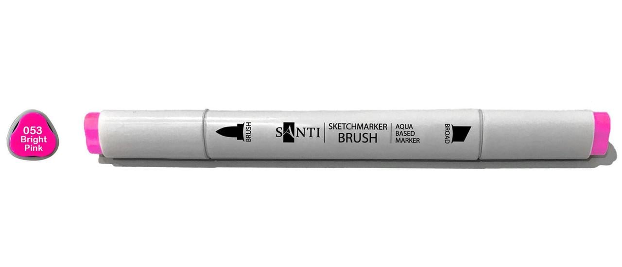 Маркер акварельний Santi sketch Яскраво-рожевий