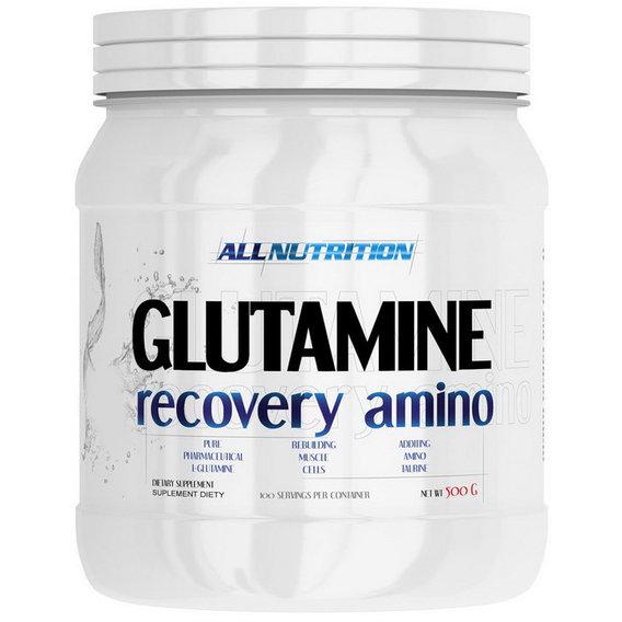 Глютамін для спорту All Nutrition Glutamine Recovery Amino 500 г 100 порцій Lemon