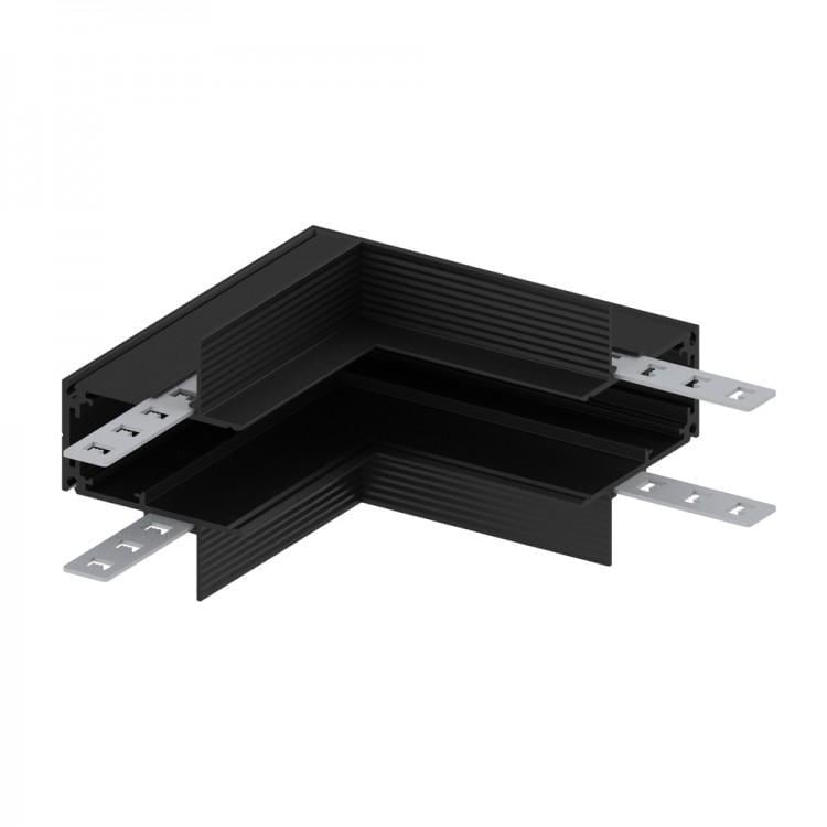 З'єднувач внутрішній кутовий Feron LD2005 для низьковольтного вбудованого шинопровода Чорний (00000034352)