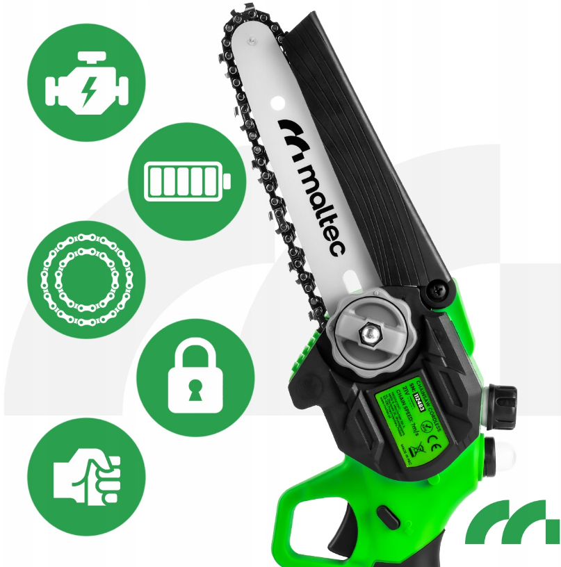 Пила цепная аккумуляторная Maltec 1000 Вт (2561621560) - фото 9 Пила цепная аккумуляторная Maltec 1000 Вт (2561621560) - фото 9