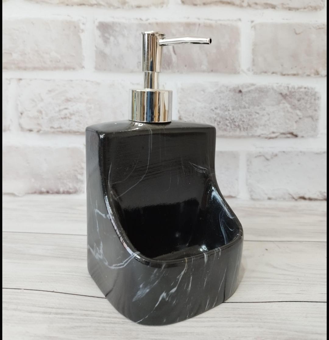 Дозатор для моющего средства BonaDi BD-851-311 керамика 400 мл Черный (BD-851-311)